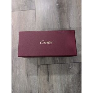Cartier Empty Box – Burgundy Gift/Presentation Box – Authentic Packaging